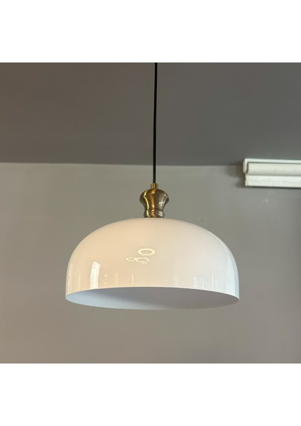 Beyaz Rocha Metal Avize Eskitme Tokmak Başlık Salon Masaüstü Mutfak Tekli Avize Lamba Aydınlatma modelleri