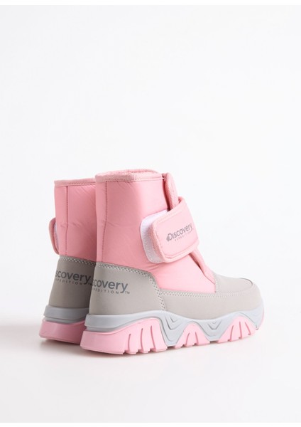 Gri - Pembe Kız Çocuk Kar Botu Frıbord-G modelleri