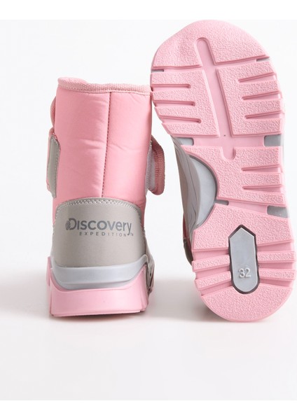 Gri - Pembe Kız Çocuk Kar Botu Frıbord-G fırsatları