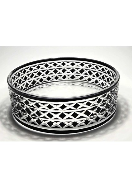 El Yapımı Kristal Bodrum Desen 28 cm Dekoratif Sunumluk Sofra Sunum Kasesi fiyatları