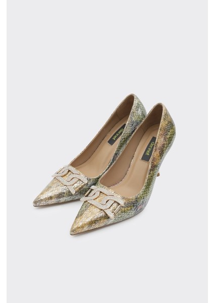 Topuklu Taş Tokalı Kadın Stiletto fiyatları