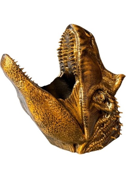 Dinazor Figürlü Şaraplık - El Işçiliği ile Boyama (Bakır) modelleri