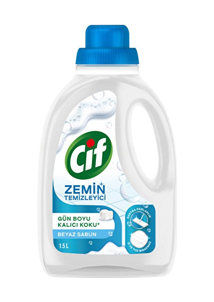 4 Adet Cif Zemin Temizleyici Beyaz Sabun 1500 ml