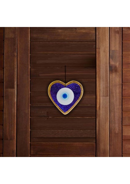 Mavi Kalp Nazarlık 12 cm