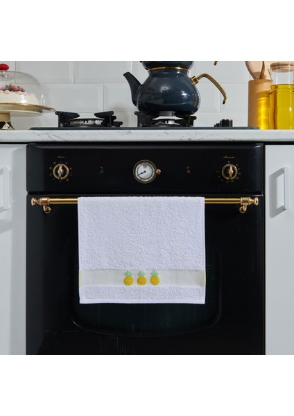 Ananas Desenli Mutfak Havlusu