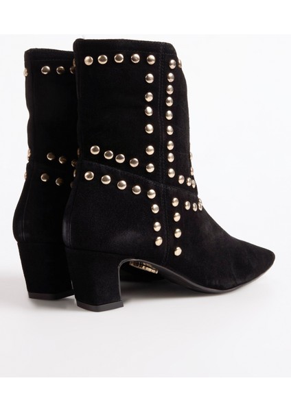 Siyah Kadın Topuklu Bot Caloa-Burgeo modelleri