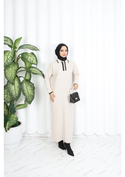 Polo Yaka Triko Elbise fiyatları