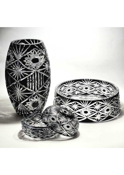 El Yapımı Kristal Avangart Vizyon Lüks Kesme Dekoratif Takım fiyatları