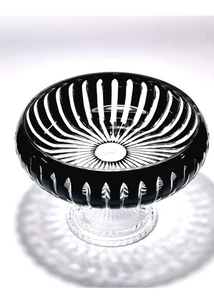 28CM Kesme Kristal Vertical Dekor El Işçiliği Büyük Kase /sunumluk modelleri