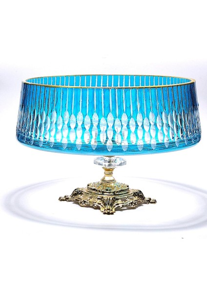 Kristal Kesme Dekor Gold Detay Büyük Kase fiyatları