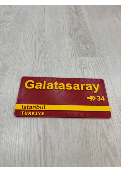 Galatasaray Sokak Tabelası