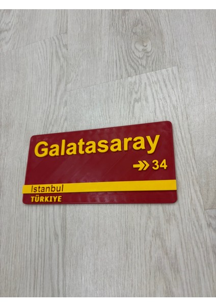 Galatasaray Sokak Tabelası modelleri