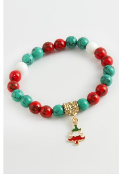 Yılbaşı Ceyt Doğaltaşlı Bileklik