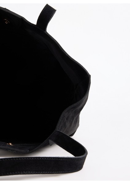 Deri Siyah Kadın Tote Çanta Avy-Aveza fırsatları