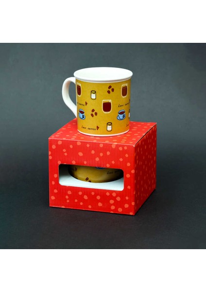 Kahve Desenli Brown Seramik Kupa fiyatları