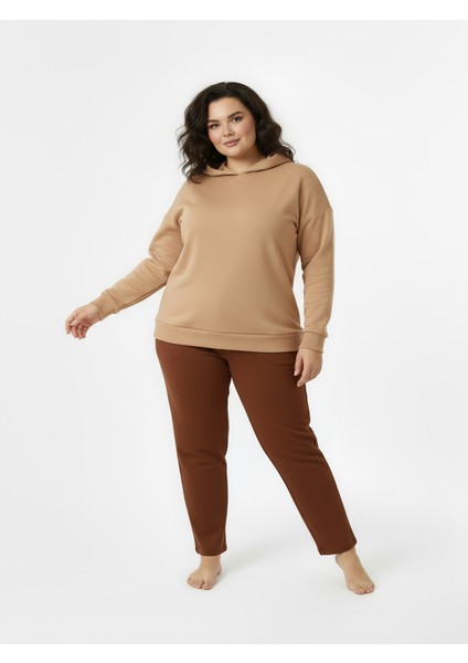 Düz Paça Büyük Beden Eşofman Altı Kiremit 2016 fiyatları