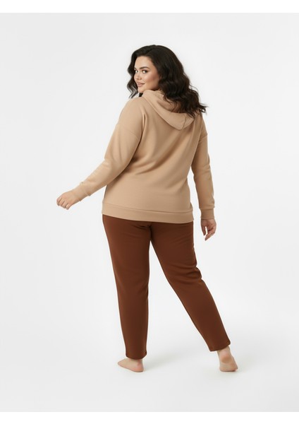 Düz Paça Büyük Beden Eşofman Altı Kiremit 2016 fırsatları