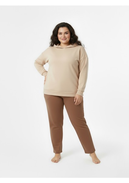 Düz Paça Büyük Beden Eşofman Altı Hardal 2016 fiyatları