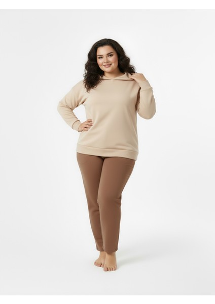 Düz Paça Büyük Beden Eşofman Altı Hardal 2016 fırsatları