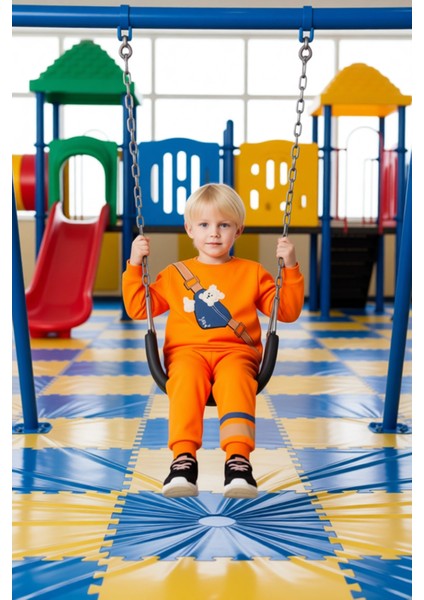 Erkek Çocuk Pamuklu Örme Baskılı Günlük Takım Rahatlık ve Stil Bir Arada Kaliteli Şık Rahat modelleri