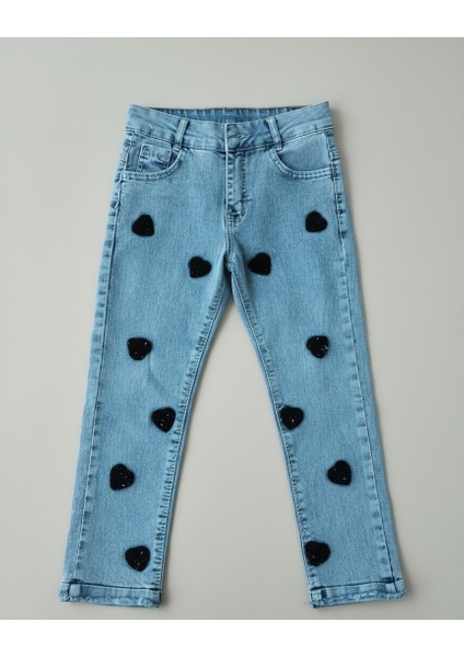 Kalp Desenli Yelekli Üçlü Takım Kız Çocuk modelleri