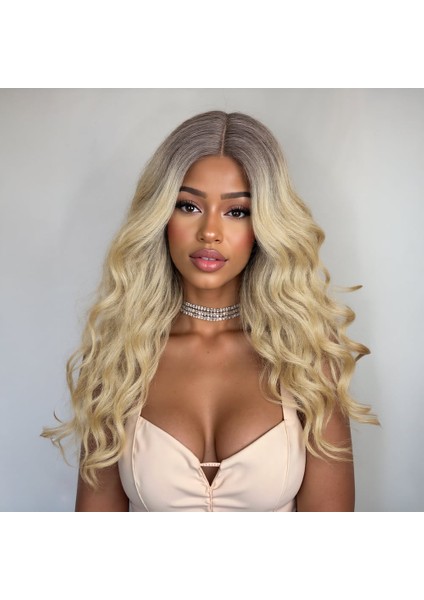 Kumral Dore Sarı Ombre ve Balköpüğü Röfleli Tül Peruk fırsatları