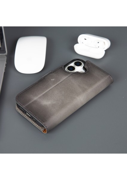 iPhone 17 Hakiki Deri Mıknatıslı Cüzdan Kılıf – Magsafe Uyumlu, Rfıd Korumalı, El Yapımı fiyatları
