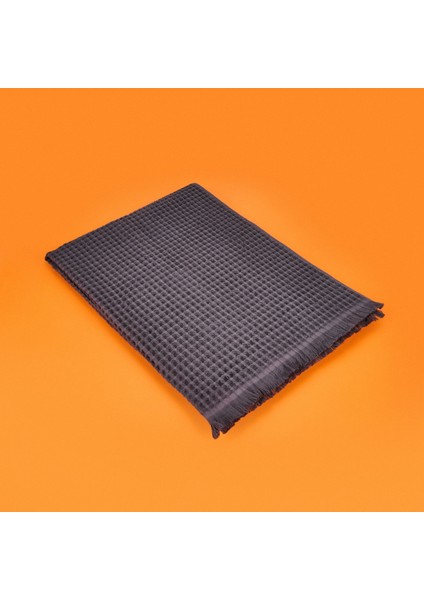 Soft Waffle Banyo Havlusu - Antrasit - 70X140 cm fiyatları