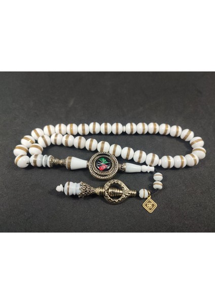 Hakan Kaya Usta Eseri Ağır Gümüş Nakkaşlı Bronz Sarmal Deve Kemiği Sertifikalı 8686