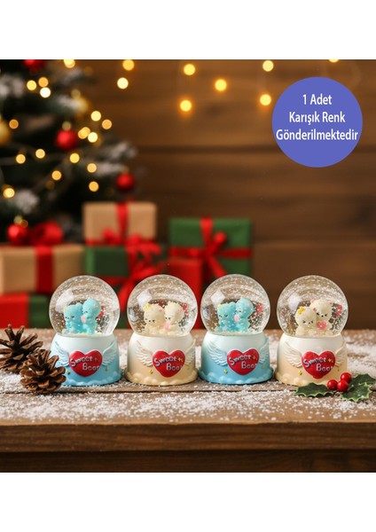 Mini Işıklı Sevimli Ayı Kar Küresi fiyatları