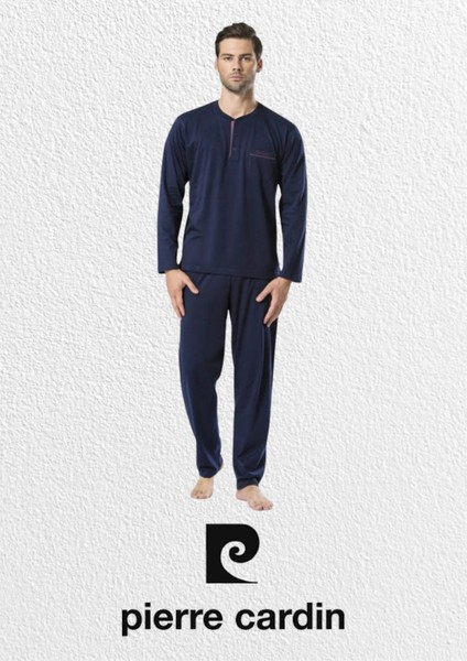Erkek Penye Lacivert 2'li Pijama Takımı (2 Adet Çorap Hediyeli) L1.PC.5454.001 fiyatları