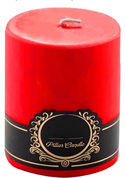 7X10 Kırmızı Baton Mum 2 Adet