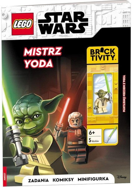 Star Wars Mistrz Yoda - Yoda Minifigure (Lehçe)