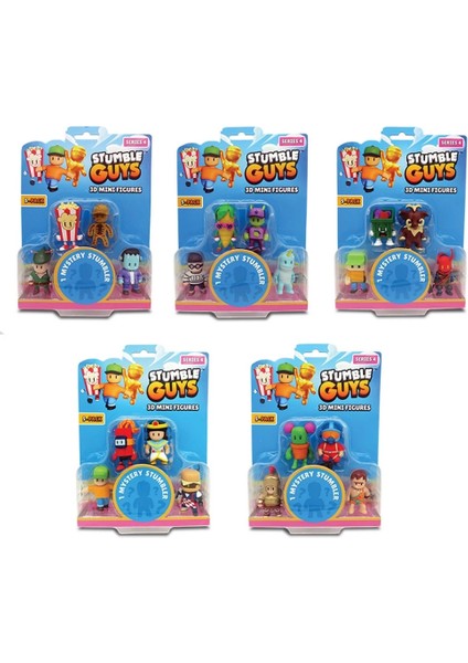 Bfs Stumble Guys 5'li Mini Figür S4 fiyatları
