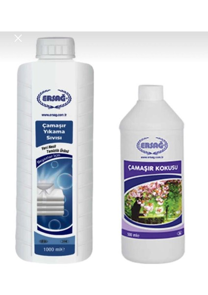 Çamaşır Kokusu 500 ml + Çamaşır Yıkama Sıvısı Beyazlar 1000ML