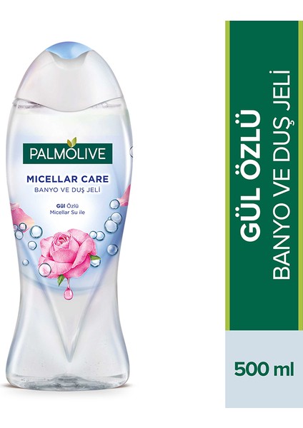 3 Adet Palmolive Duş Jeli Micellar Care Gül Özlü 500 ml fiyatları
