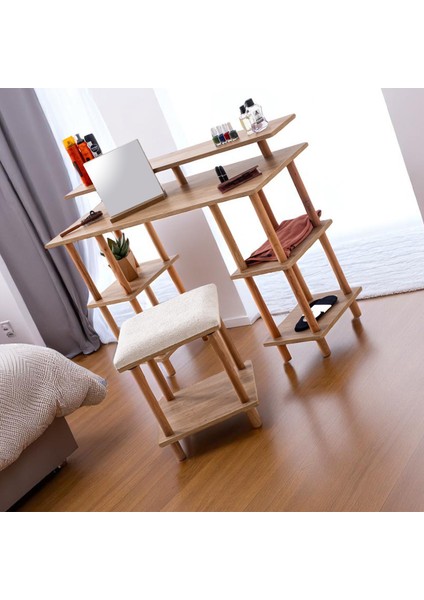 Pia Şifonyer Puflu Ceviz