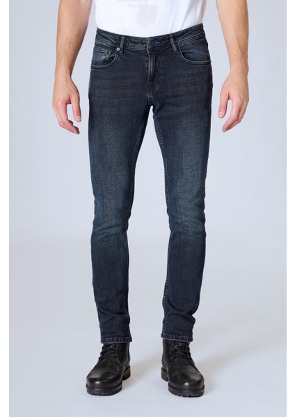 Panama x 815-07 Black Blue Likralı Dar Kesim Dar Paça Erkek Kot Pantolon K.laci fiyatları