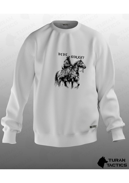 Dede Korkut Baskılı Oversıze Sweatshırt (Unısex)