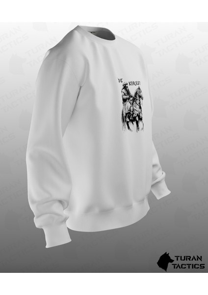 Dede Korkut Baskılı Oversıze Sweatshırt (Unısex) fiyatları