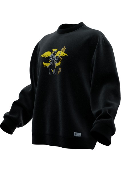 Hun Tasarımlı Rahat Kalıp Unisex Sweatshirt fiyatları