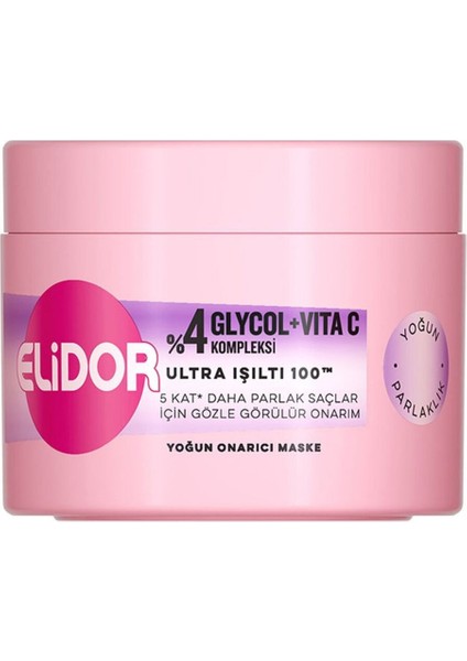 Ultra Işıltı 100 Yoğun Onarıcı Maske 220 ml 3 Adet
