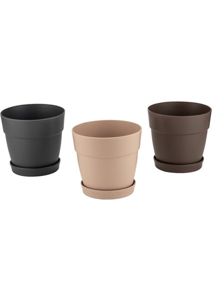 Farıst Garden Poliwork Manolya Plastik Saksı 2,2 L 2 Adet