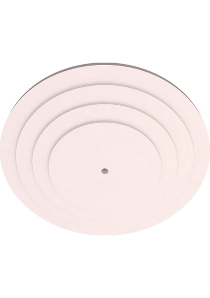 Lamba Tavan Göbeği DÜZ-4K-MODEL-YUVARLAK-56CM-2ADET Beyaz