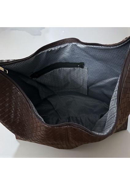 Örgü Detaylı Salaş Kadın Omuz Çantası modelleri