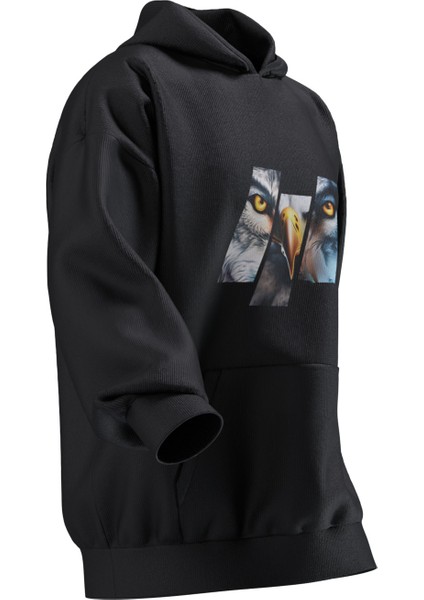 Kurt Kartal Baskılı Oversıze Hoodıe (Unısex) fiyatları