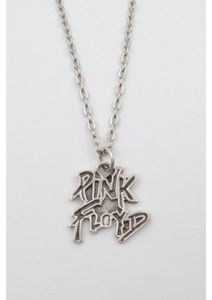 Pink Floyd Gümüş Kaplama Düz Zincir Kolye