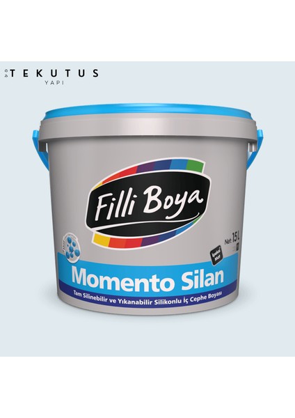 Momento Silan Silikonlu Iç Cephe Boyası 15 L Kristal