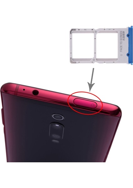 Xiaomi Mi 9t Pro Uyumlu Sim Tepsisi Sim Kart Yuvası