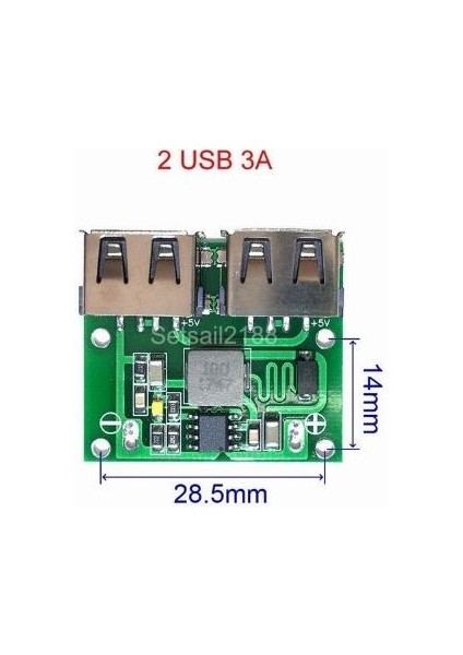 Dc-Dc 3A Gerilim Düşürücü Modülü